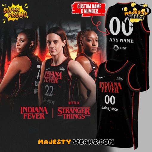Indiana Fever x Stranger Things Game Basketball Jersey – Limited Edition