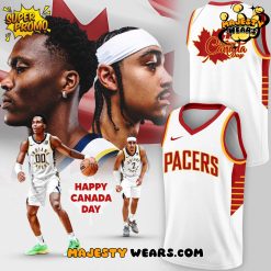 Indiana Pacers Happy Canada Day 2025 Basketball Jersey