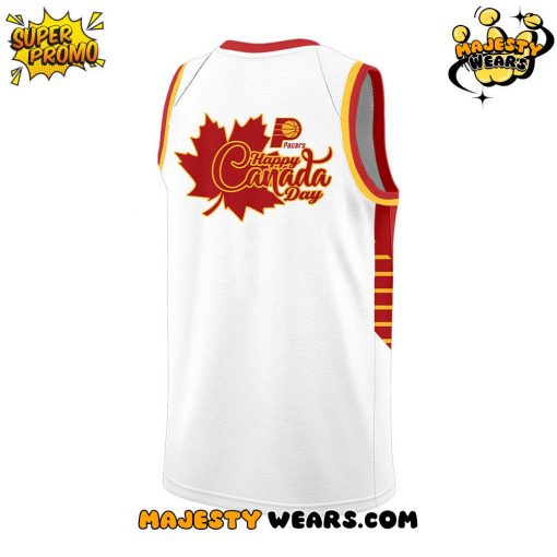 Indiana Pacers Happy Canada Day 2025 Basketball Jersey
