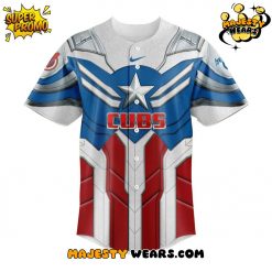 Iowa Cubs x Captain America 2025 Special Jersey