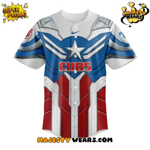 Iowa Cubs x Captain America 2025 Special Jersey