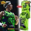 Indiana Fever Stranger Things Rebel Swingman Black Basketball Jersey