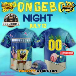Johnson City Doughboys x SpongeBob Squarepants Night 2025 Baseball Jersey