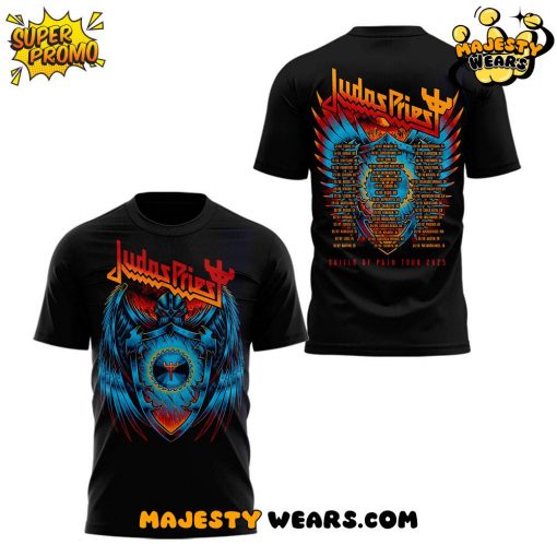 Judas Priest Shield of Pain Tour 2025 Special Edition Tee