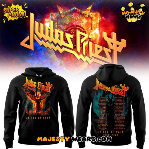 Judas Priest “The Shield of Pain Tour 2025” Hoodie