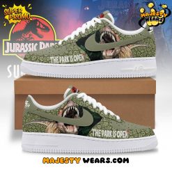 Jurassic Park “THE PARK IS OPEN” Air Force 1 Sneakers