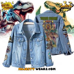 Jurassic World Rebirth Personalized Denim Jacket – Gift For Fans!