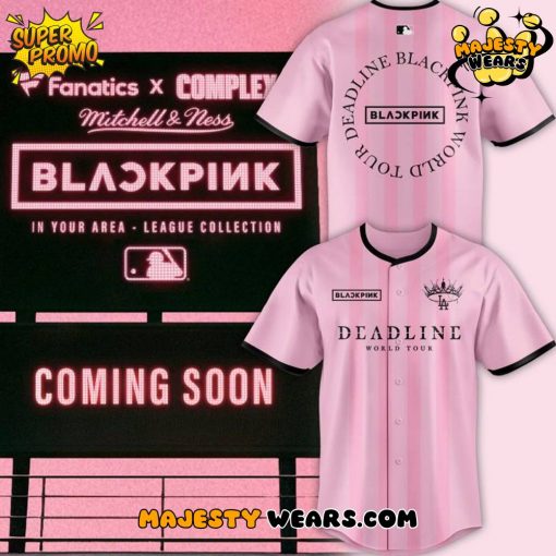 LA Dodgers x Blackpink World 25 Tour Special Edition Jersey