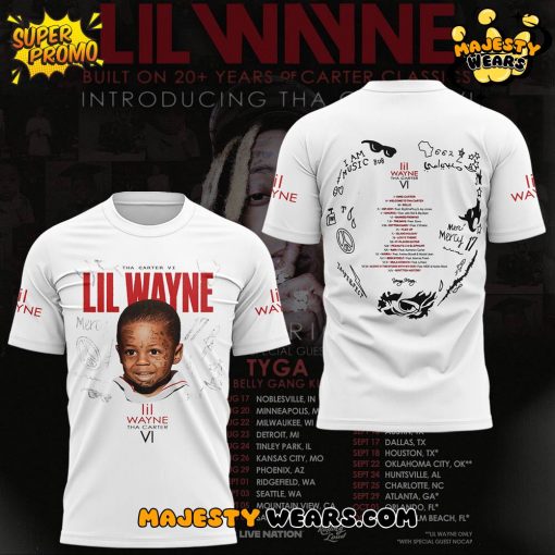 Lil Wayne Tha Carter VI Tour 2025 Special Tee