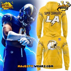 Los Angeles Chargers “Super Chargers” 2025 Yellow Hoodie