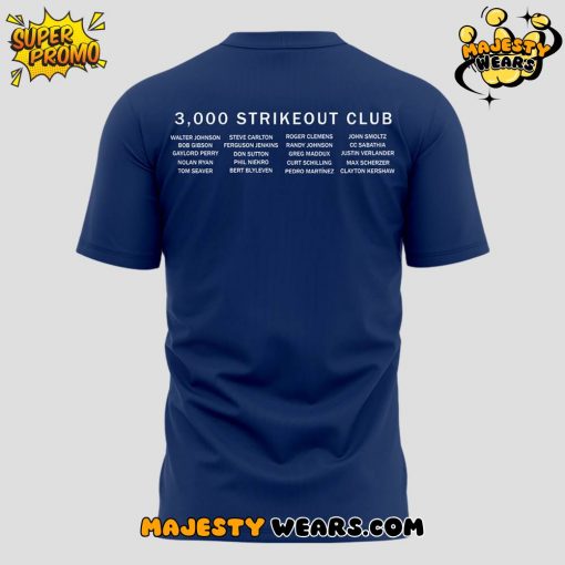 Los Angeles Dodgers Clayton Kershaw’s 3,000th-Strikeout 2025 T-shirt