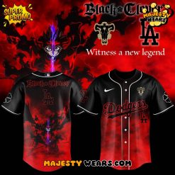 Los Angeles Dodgers x Black Clover 2025 Jersey