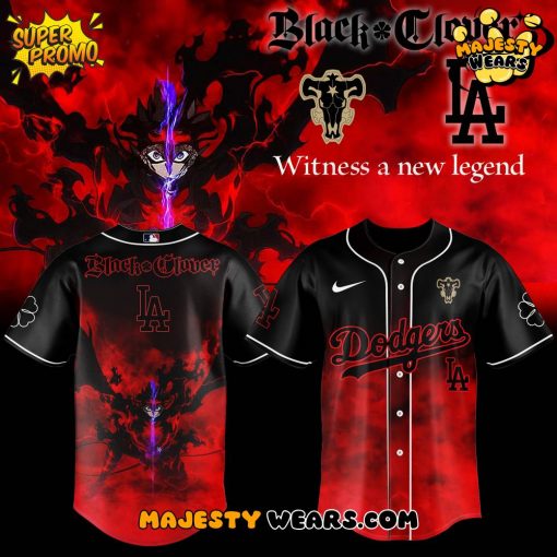Los Angeles Dodgers x Black Clover 2025 Jersey