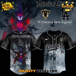 Los Angeles Dodgers x Black Clover 2025 Special Jersey