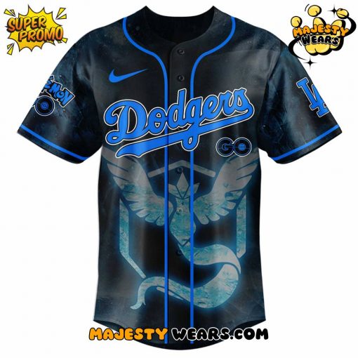 Los Angeles Dodgers x Pokemon Go Mystic Battle Custom Baseball Jersey