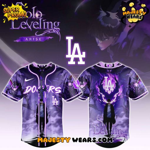 Los Angeles Dodgers x Solo Leveling Baseball Jersey