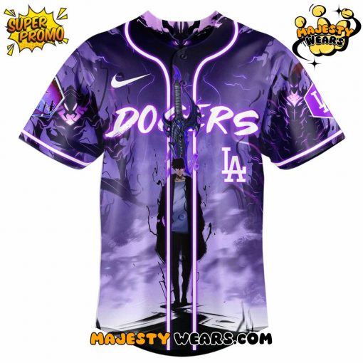 Los Angeles Dodgers x Solo Leveling Baseball Jersey