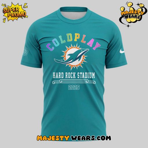 Miami Dolphins x Coldplay Special Edition 2025 T-Shirt