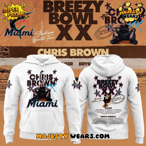 Miami Marlins x Chris Brown 2025 Limited Hoodie