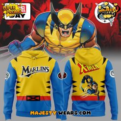 Miami Marlins x X-Men Wolverines Special Hoodie
