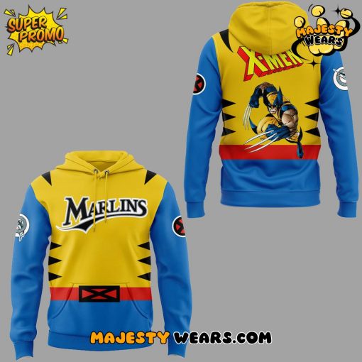 Miami Marlins x X-Men Wolverines Special Hoodie