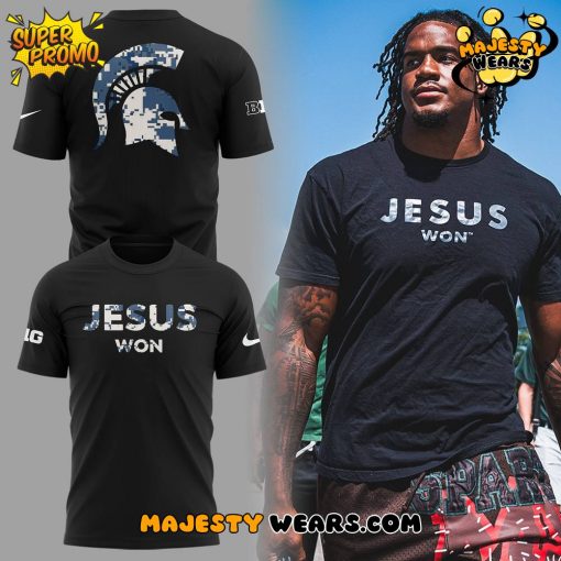 Michigan State “Michigan Spartans x Jesus Won” 2025 Shirt