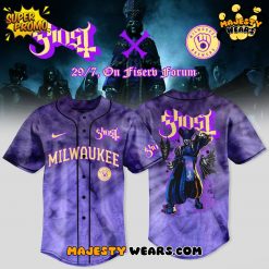 Milwaukee Brewers x Ghost Band World Tour 2025 Jersey