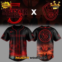 Milwaukee Brewers x Stranger Thing 5 Limited Edition Jersey