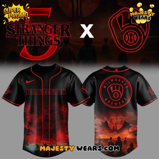 Milwaukee Brewers x Stranger Thing 5 Limited Edition Jersey