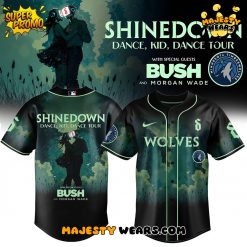 Minnesota Timberwolves “Shinedown Tour Merch” 2025 Baseball Jersey