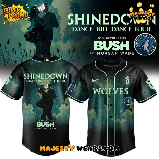 Minnesota Timberwolves “Shinedown Tour Merch” 2025 Baseball Jersey