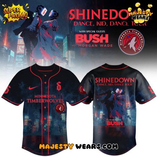 Minnesota Timberwolves x Shinedown Tour Merch 2025 Jersey