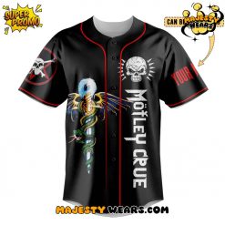 “Motley Crue” Band Custom Name Baseball Jersey