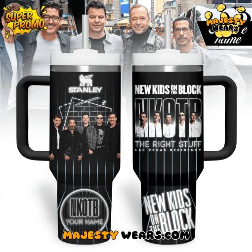 New Kids on the Block New 2025 Black Stanley Tumbler