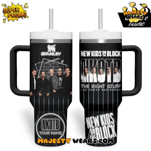 New Kids on the Block New 2025 Black Stanley Tumbler