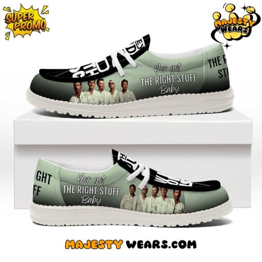 New Kids on the Block “THE RIGHT STUFF” Hey Dudes Shoes