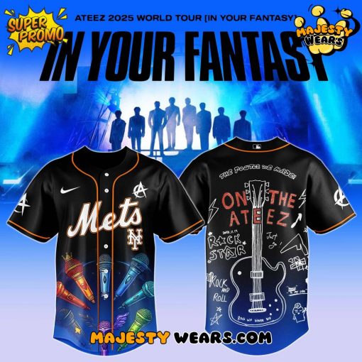 New York Mets x ATEEZ 2025 World Tour 2025 Limited Edition Jersey