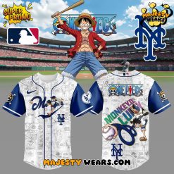New York Mets x Straw Hat Luffy Limited Edition Jersey