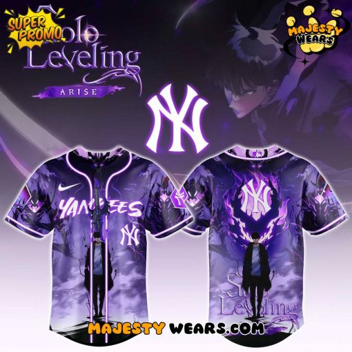 New York Yankees x Solo Leveling Baseball Jersey