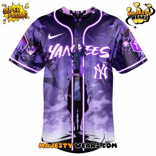 New York Yankees x Solo Leveling Baseball Jersey