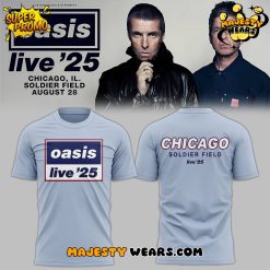 Oasis Live ’25 Tour Soldier Field T-Shirt – Limited Edition
