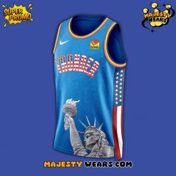 Oklahoma City Thunder American Independence Day 2025 Basketball Jersey