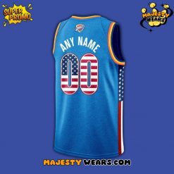 Oklahoma City Thunder American Independence Day 2025 Basketball Jersey