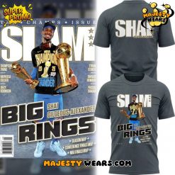 Oklahoma City Thunder SLAM Gilgeous-Alexander Gray Tee