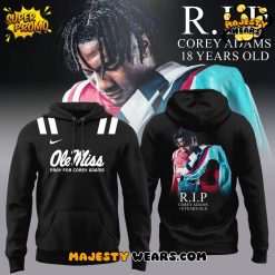 Ole Miss Rebels 2025 Pray for Corey Adams Hoodie