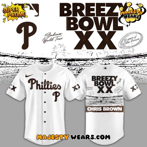 Philadelphia Phillies x Breezy Bowl XX Special Baseball Jersey