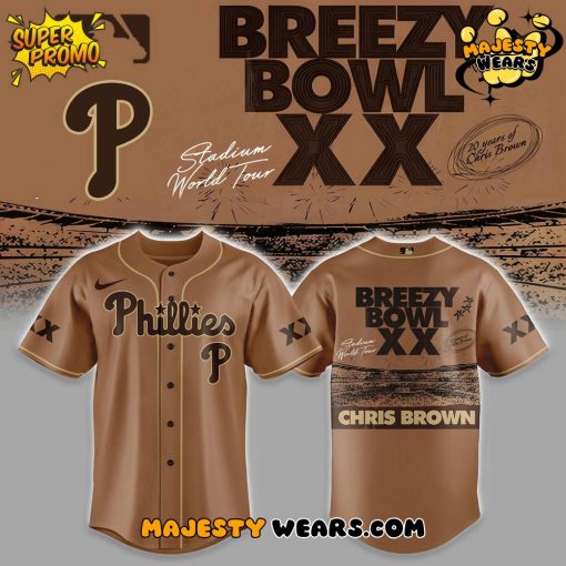 Philadelphia Phillies x Breezy Bowl XX Special Baseball Jersey