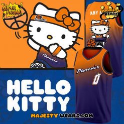 Phoenix Mercury x Hello Kitty V-neck Basketball Jersey – Special Edition