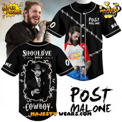 Post Malone “SHOULD’VE BEEN A COWBOY” Baseball Jersey