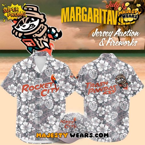 Rocket City Trash Pandas Margaritaville Night 2025 Hawaiian Shirt